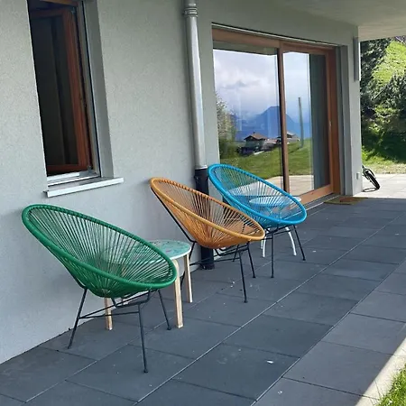 Daire Joli 2 Pieces Et Demi Confort, Balcon Du Ciel Mont-noble Nax