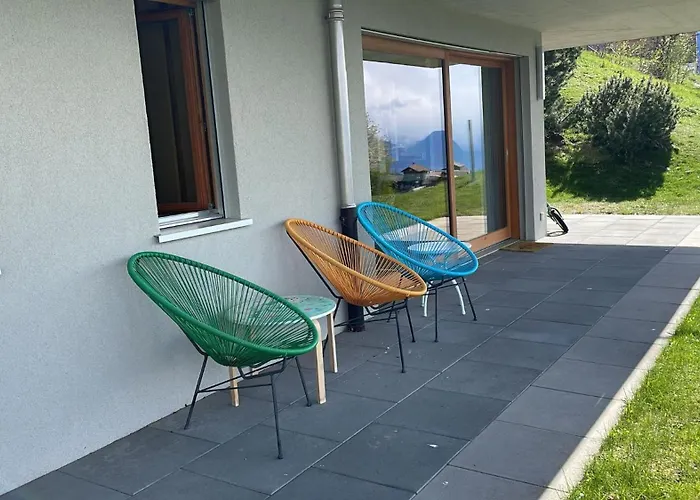 Apartman Joli 2 Pieces Et Demi Confort, Balcon Du Ciel Mont-noble Nax