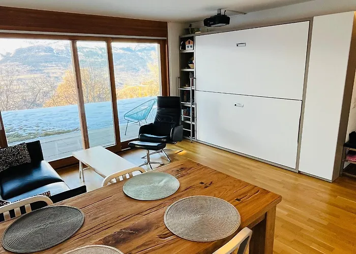 Joli 2 Pieces Et Demi Confort, Balcon Du Ciel Mont-noble * Nax